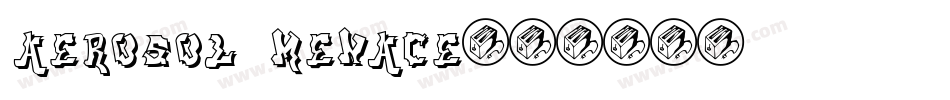 aerosol menace字体转换